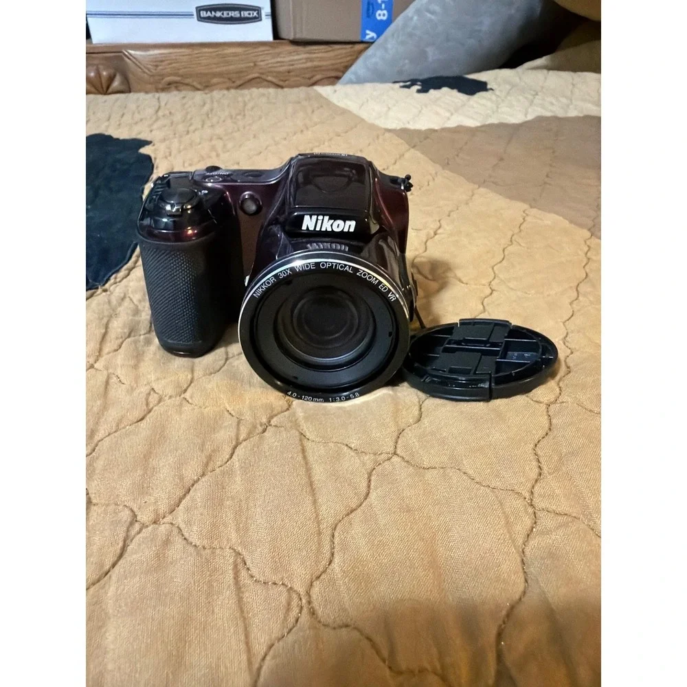 Nikon Coolpix L820 16MP 30x Optical‎ Zoom Digital Bridge Camera Plum Purple